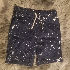 NWT! J. CREW BOYS SPLATTER-PAINTED SWEATSHORTS